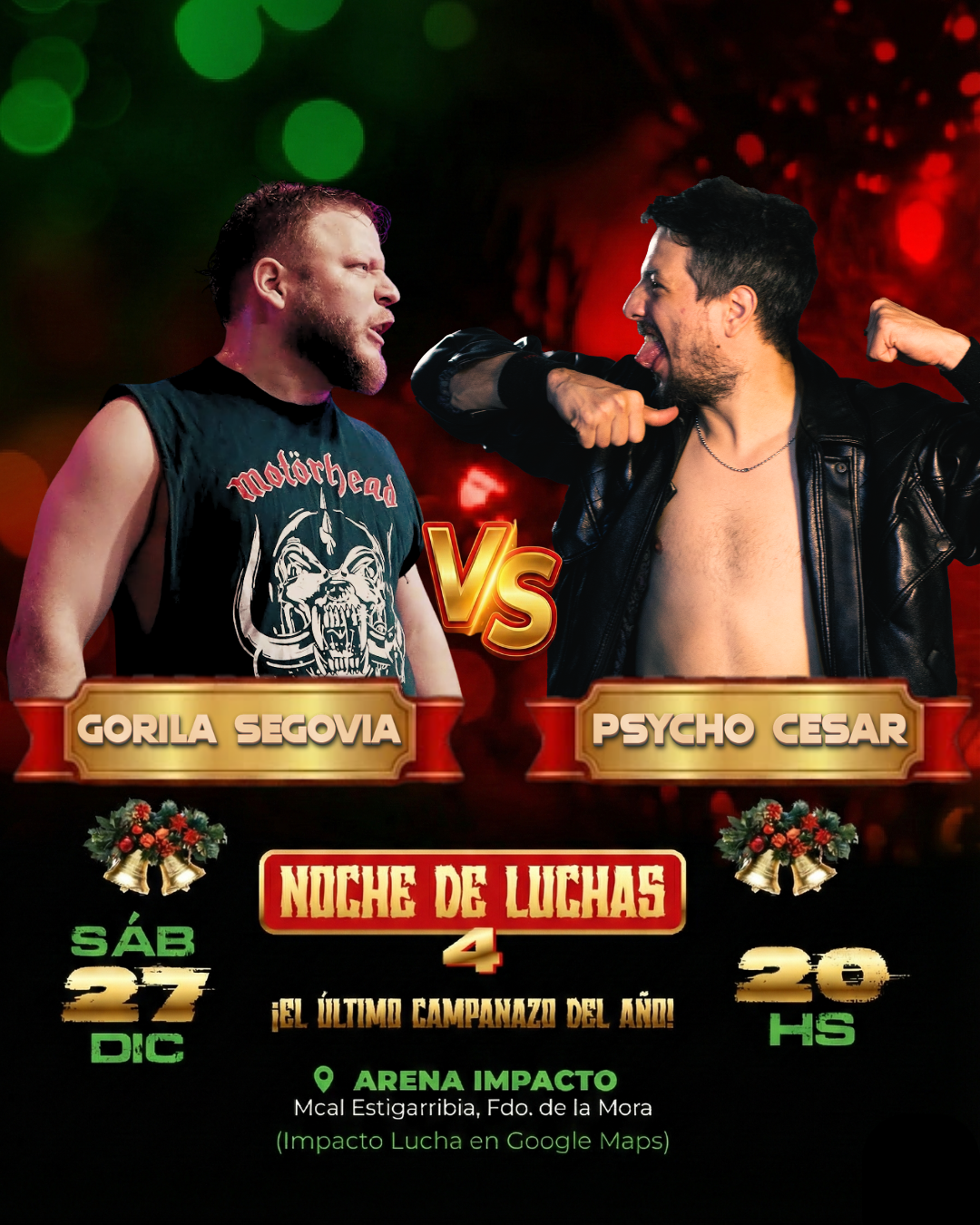Gorila Segovia vs Psycho Cesar